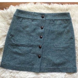 Loft tweed mini skirt